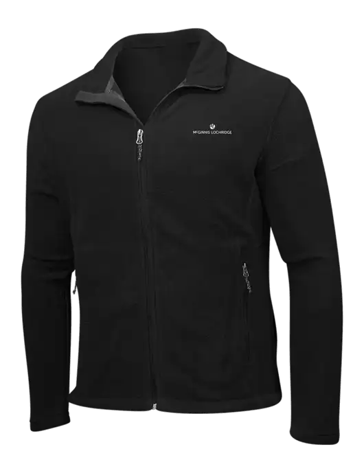 Black Fleece Jacket w/McGinnis Logo