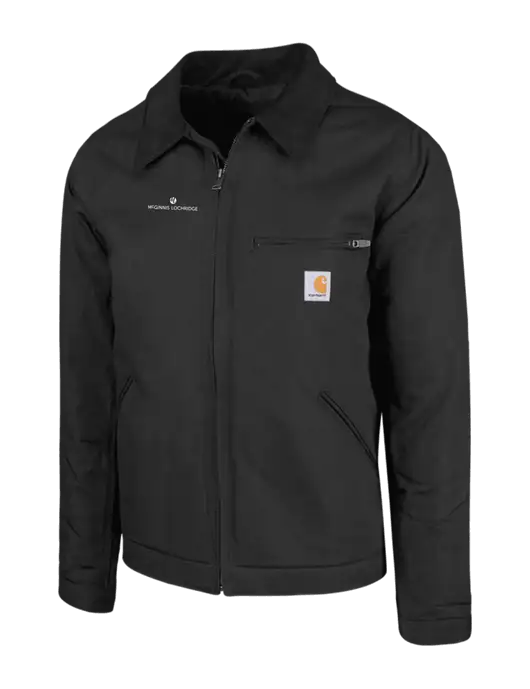 Carhartt Black Duck Detroit Jacket w/McGinnis Logo