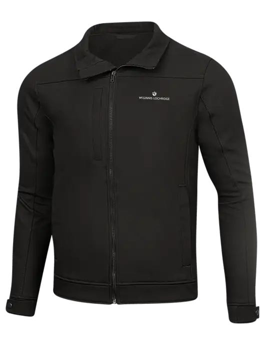 Cornerstone Black Duck Bonded Soft Shell Jacket w/McGinnis Logo