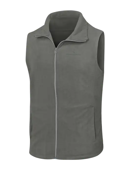 Medium Grey Microfleece Vest w/McGinnis Logo