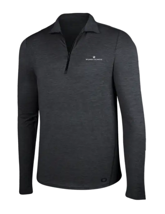 OGIO Blacktop Heather Endurance Force 1/4 Zip w/McGinnis Logo