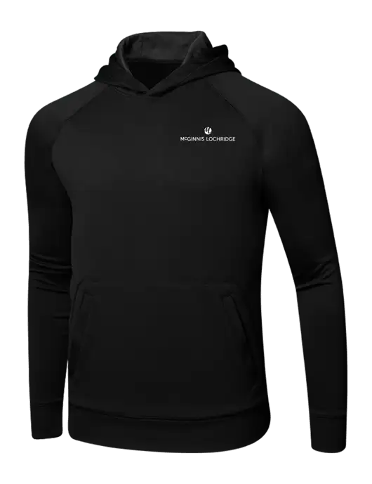 Tech Black Fleece Hooded Sweatshirt w/McGinnis Logo
