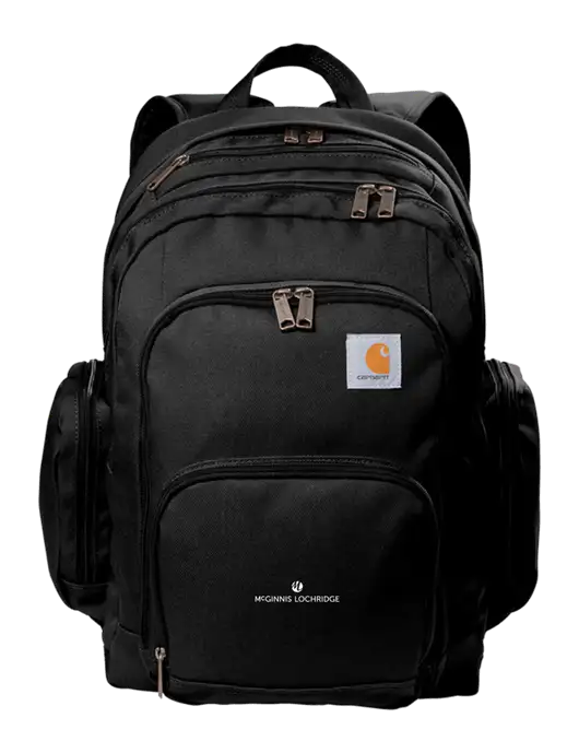 Carhartt Black Foundry Series Pro Backpack w/McGinnis Logo