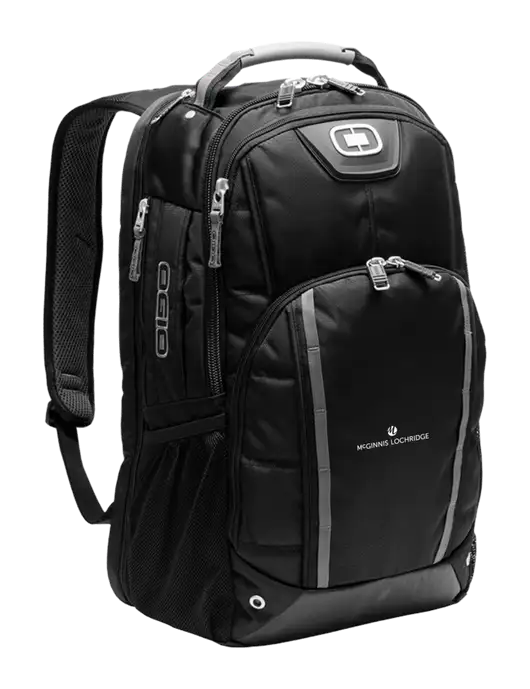 OGIO Black Bolt Pack w/McGinnis Logo