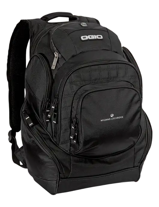 OGIO Black Mastermind Pack w/McGinnis Logo