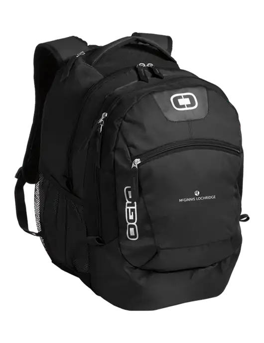 OGIO Black Rogue Pack
 w/McGinnis Logo