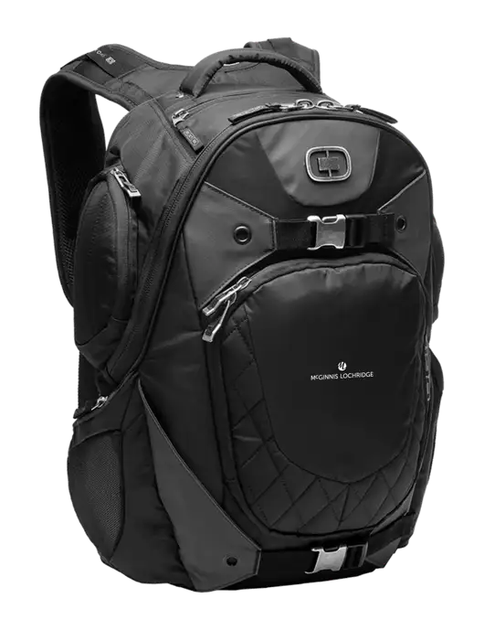 OGIO Black Squadron Pack w/McGinnis Logo