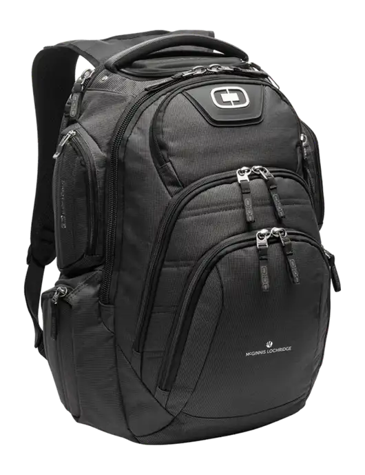 OGIO Black Surge RSS Pack
 w/McGinnis Logo