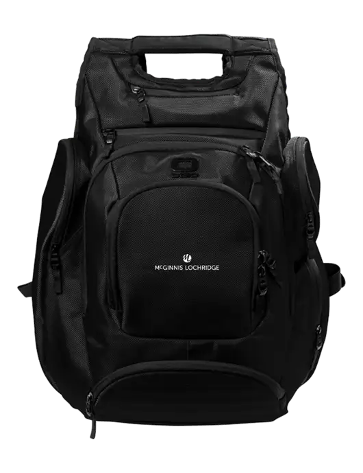 OGIO Blacktop Metro Ballistic Laptop Backpack w/McGinnis Logo