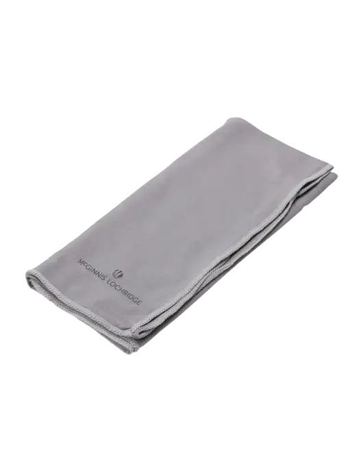 Eclipse Grey Copper Infused Cooling Towel w/McGinnis Logo