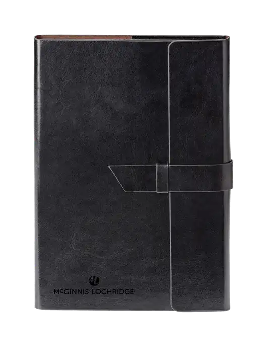 Fabrizio Black 6.875 x 9.56 Portfolio w/McGinnis Logo