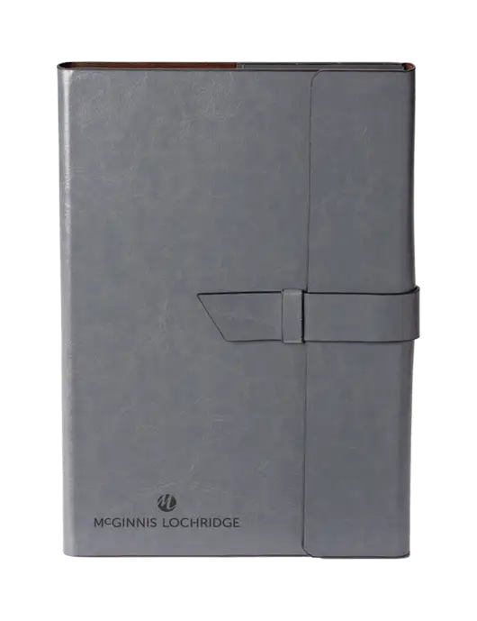Fabrizio Grey 6.875 x 9.56 Portfolio w/McGinnis Logo