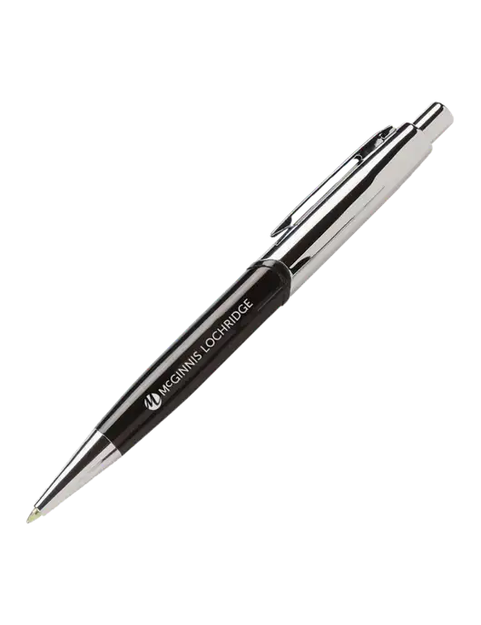 Chimera Black Pen - Black Ink w/McGinnis Logo