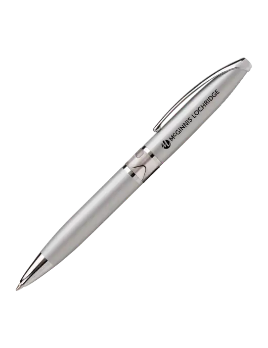 Illusion Silver Pen - Black Ink w/McGinnis Logo