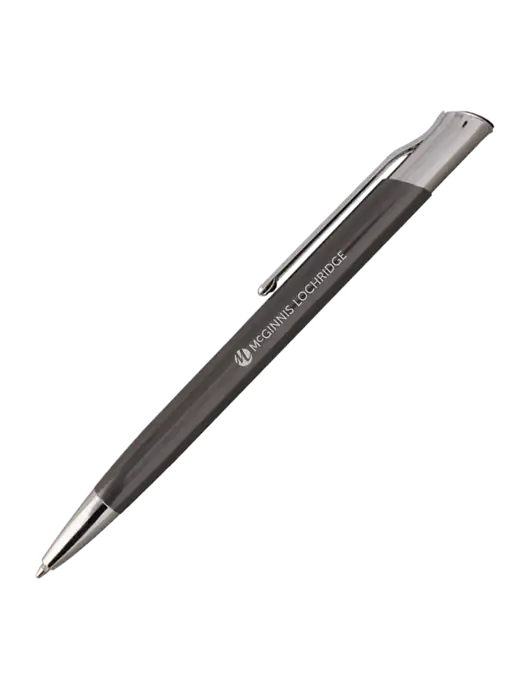 San Malo Gunmetal Pen - Black Ink w/McGinnis Logo