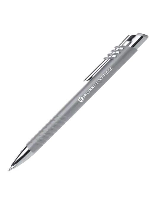 Schirhart Grey Pen - Black Ink w/McGinnis Logo