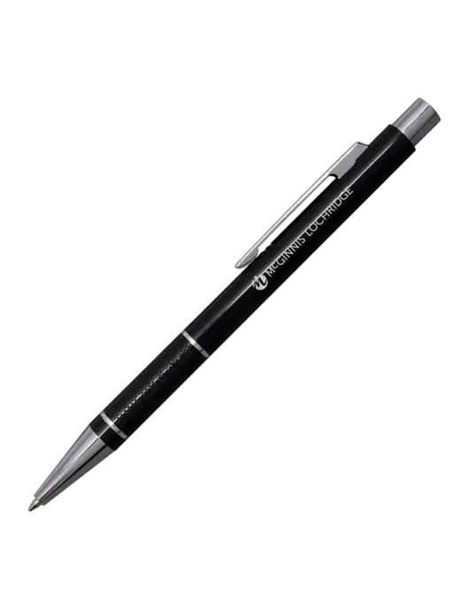 St George Black Pen - Blue Ink w/McGinnis Logo