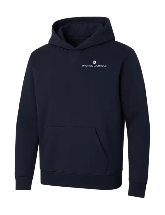 Allmade Dark Navy Organic French Terry Pullover Hoodie w/McGinnis Logo