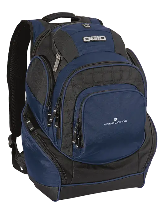 OGIO Navy Mastermind Pack w/McGinnis Logo