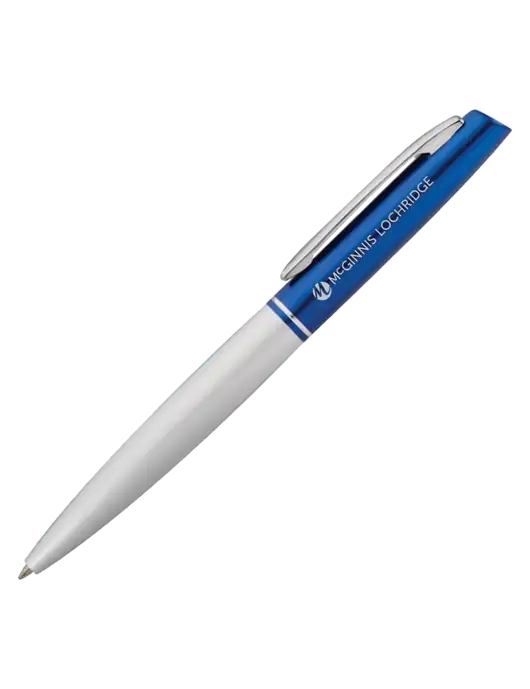 Hamlin Blue Ballpoint - Blue Ink w/McGinnis Logo