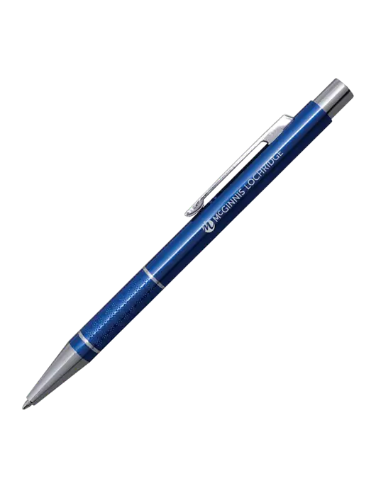 St George Blue Pen - Blue Ink w/McGinnis Logo