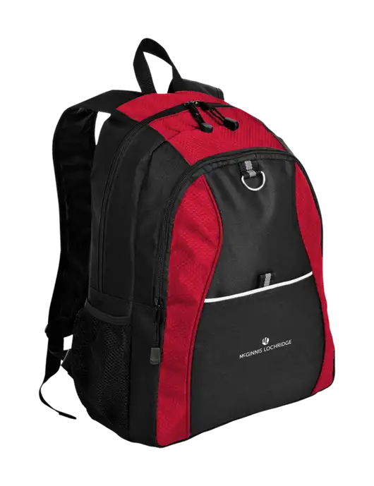 Honeycomb Red/Black Backpack w/McGinnis Logo