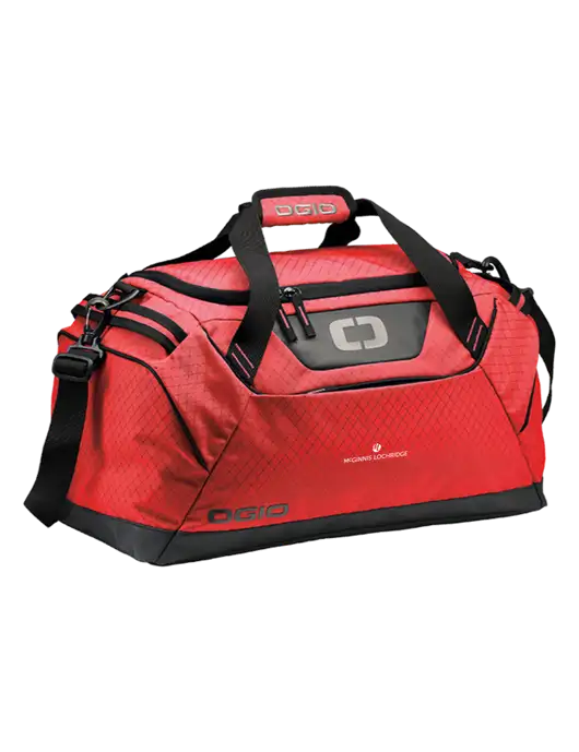 OGIO Red Catalyst Duffle
 w/McGinnis Logo