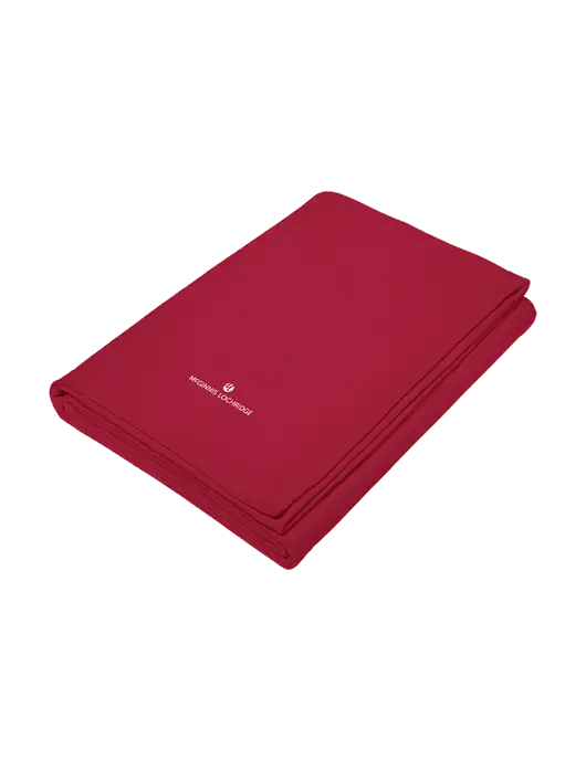Core Red Fleece Sweatshirt Blanket w/McGinnis Logo