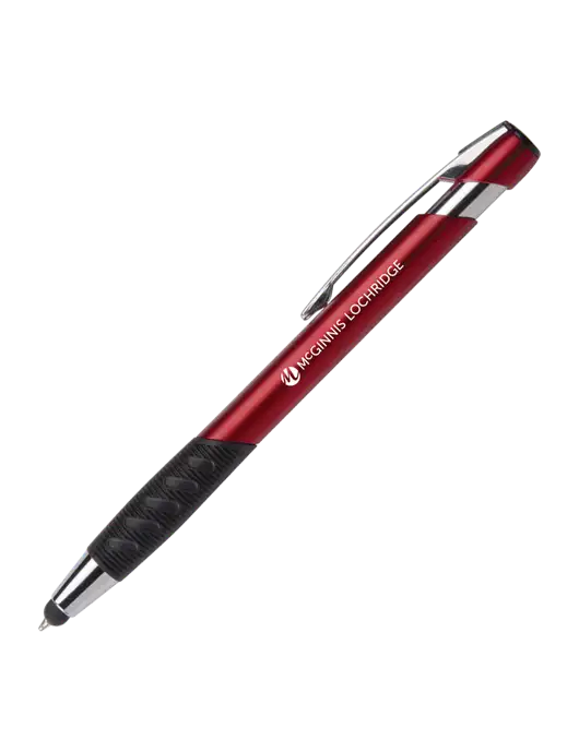 Alize Red Stylus Black Ink Pen w/McGinnis Logo