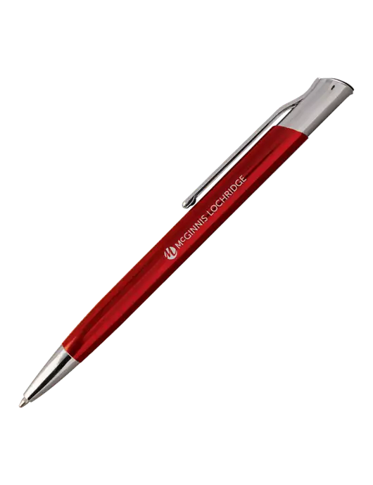 San Malo Red Pen - Black Ink w/McGinnis Logo
