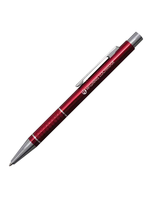 St George Red Pen - Blue Ink w/McGinnis Logo